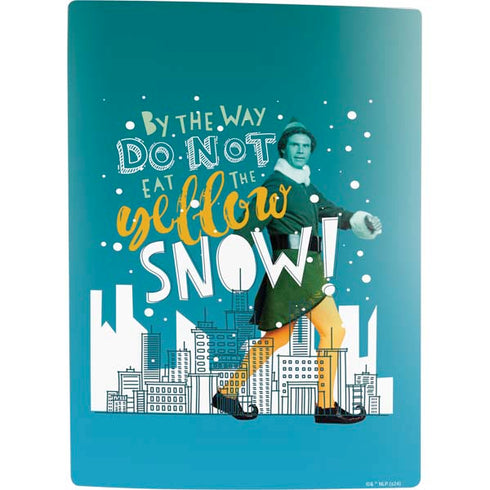 Elf Buddy Don’t Eat Yellow Snow PS5 Digital Edition Console Skin